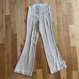 Free People velvet Ribbed Flare Pants
